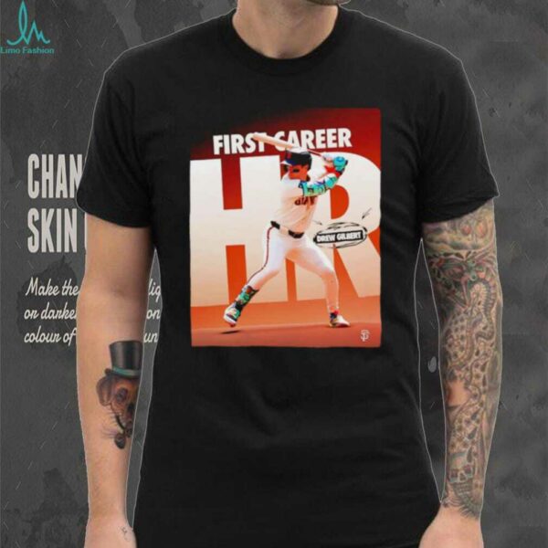 Drew Gilbert HR first career San Francisco Giants shirt