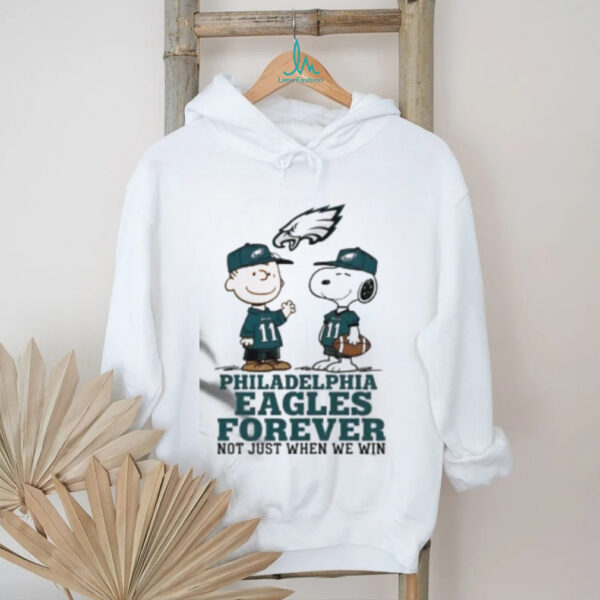 Charlie Brown Snoopy Tampa Bay Buccaneers Forever Not Just When We Win shirt