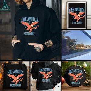 Eagle free America from Israel octopus arms shirt
