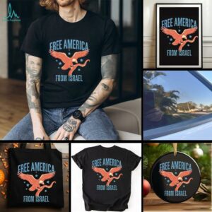 Eagle free America from Israel octopus arms shirt