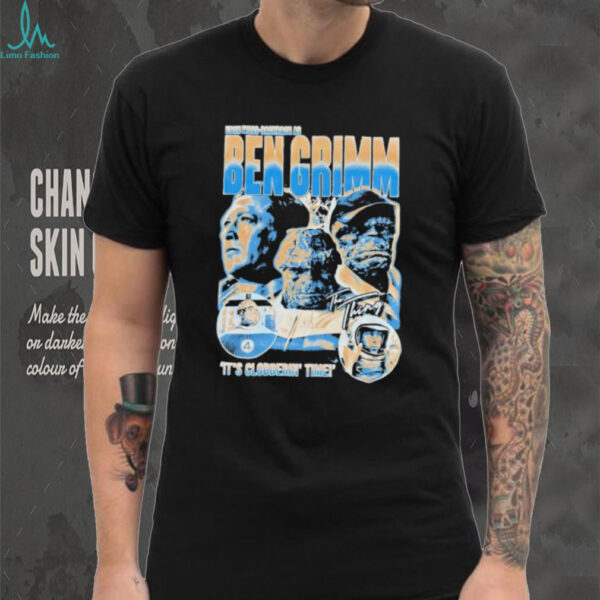 Ebon Moss Bachrach as Ben Grimm it’s clobberin time Fantastic Four shirt