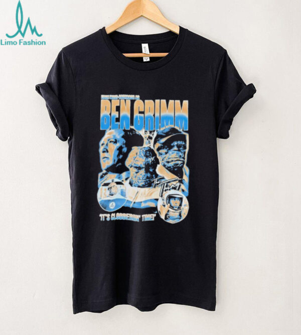 Ebon Moss Bachrach as Ben Grimm it’s clobberin time Fantastic Four shirt