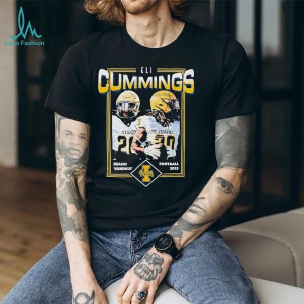 Eli Cummings portrait Idaho Vandals football 2025 shirt