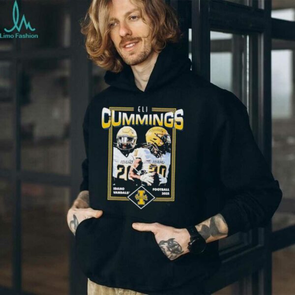Eli Cummings portrait Idaho Vandals football 2025 shirt