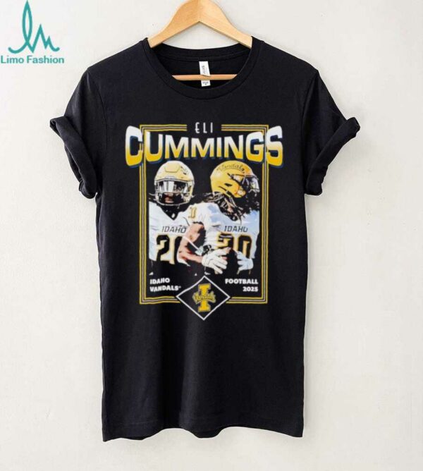Eli Cummings portrait Idaho Vandals football 2025 shirt