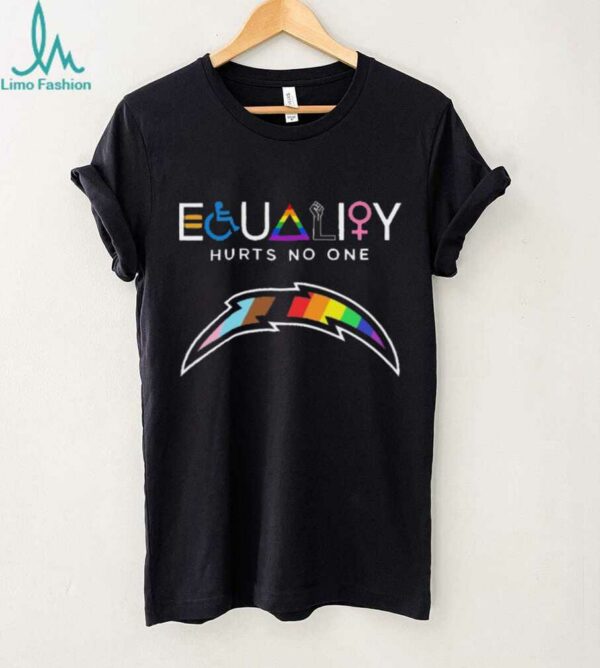 Equality Hurts No One Los Angeles Chargers Pride Shirt