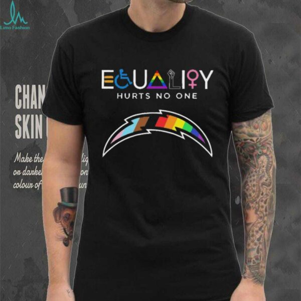 Equality Hurts No One Los Angeles Chargers Pride Shirt