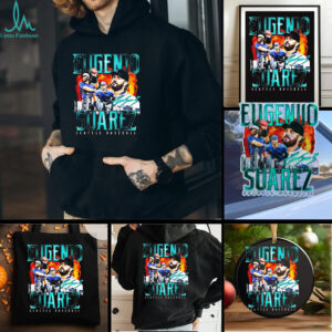 Eugenio Suarez triple player skyline Seattle Mariners shirt