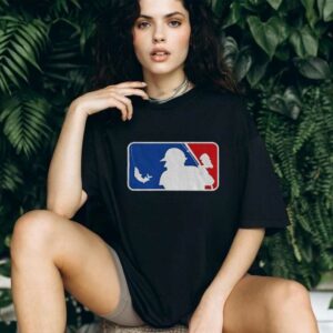 Fishing Baseball MLB logo parody shirt