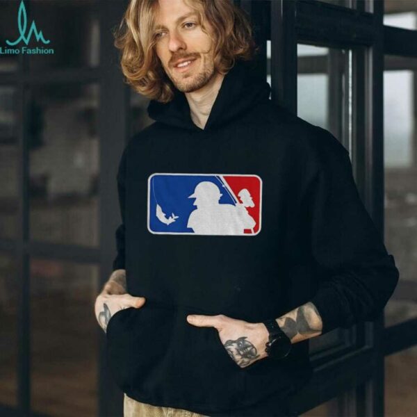 Fishing Baseball MLB logo parody shirt