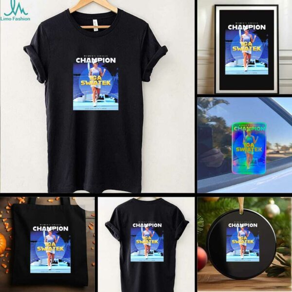 For The First Time Iga Swiatek Claimed Women Singles Champions 2025 Cincinnati Open Shirt