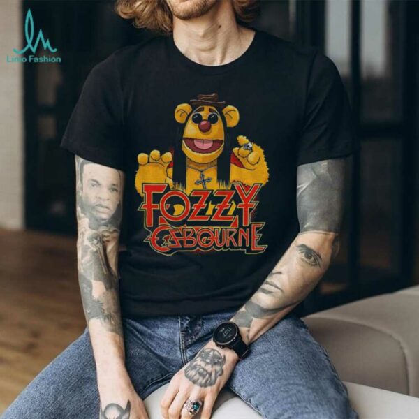 Fozzie Bear mix Ozzy Osbourne Fozzy Fozzie funny meme memorial shirt
