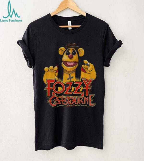 Fozzie Bear mix Ozzy Osbourne Fozzy Fozzie funny meme memorial shirt