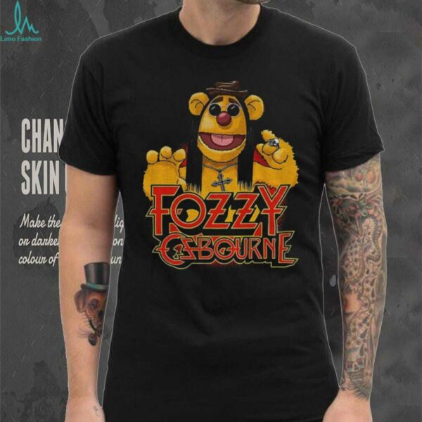 Fozzie Bear mix Ozzy Osbourne Fozzy Fozzie funny meme memorial shirt