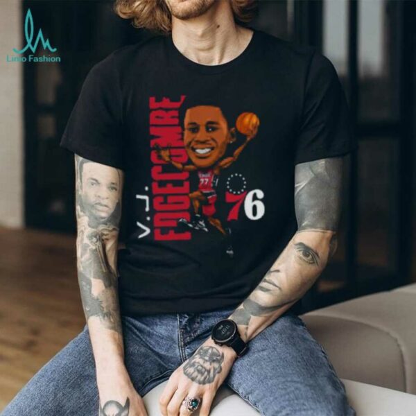VJ Edgecombe Philadelphia 76ers Caricature T Shirt