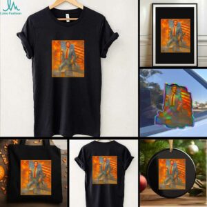 Gavin Newsom Patriotic Tank with Flag and Rifle Artwork shirt