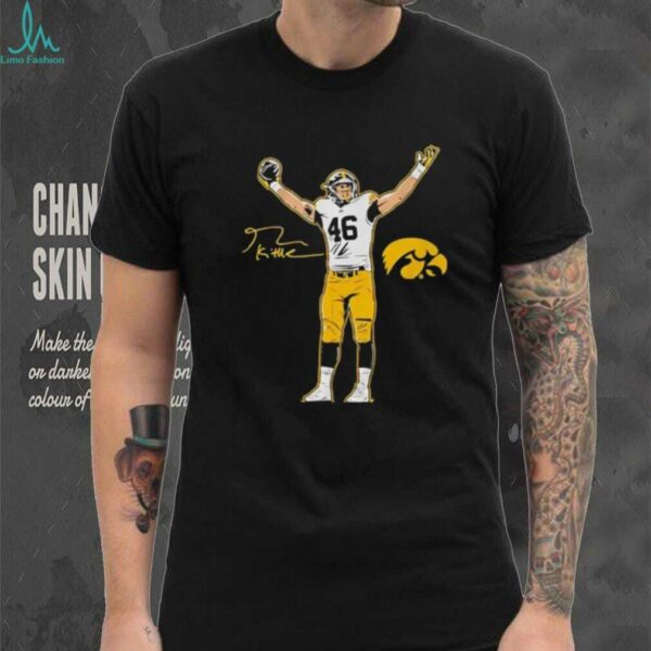 George Kittle Iowa Hawkeyes Football Superstar Pose signature shirt