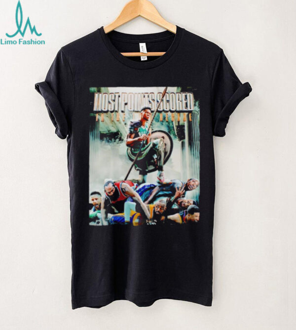Giannis Antetokounmpo dominance most points scored shirt