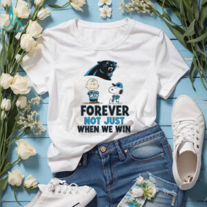 Charlie Brown Snoopy Green Bay Packers Forever Not Just When We Win shirt