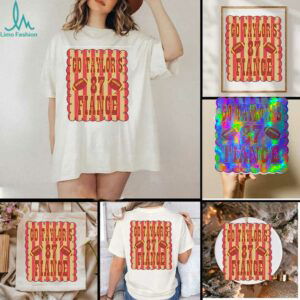Glitter Varsity Fiancé Game Day Showgirl Bride To Be Shirt