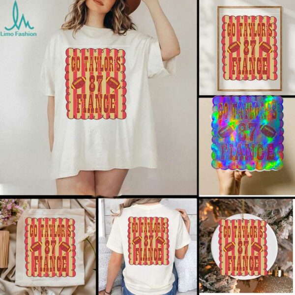 Glitter Varsity Fiancé Game Day Showgirl Bride To Be Shirt