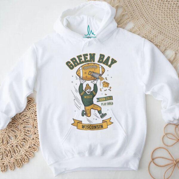 Green Bay Cheesehead wisconsin football shirt