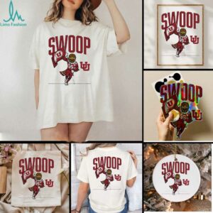 Gridiron mascot Swoop Utah Football flag shirt