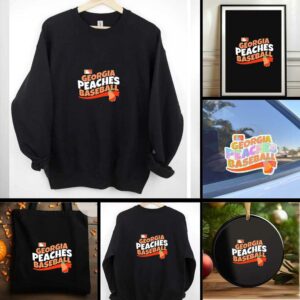 Gwinnett Stripers Bimm Ridder Peaches GoGo shirt