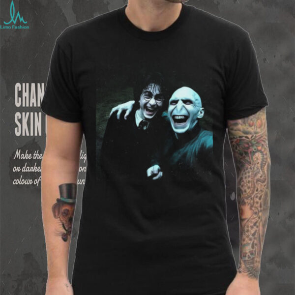 HP Harry Smiling Funny Meme Retro Wizard T shirt