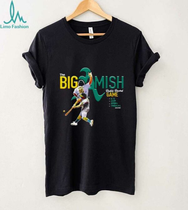 The Big Amish Nick Kurtz Oakland Athletics Rookie Record game shirt