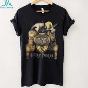 Hairy Pawter Vintage 90s Retro Funny Cat Wizard Fantasy Shirt