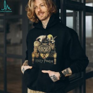 Hairy Pawter Vintage 90s Retro Funny Cat Wizard Fantasy Shirt