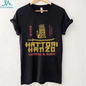 Hattori Hanzo Vintage Japanese Samurai Sword Action Kill Movie Shirt