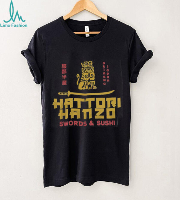 Hattori Hanzo Vintage Japanese Samurai Sword Action Kill Movie Shirt