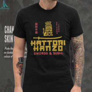 Hattori Hanzo Vintage Japanese Samurai Sword Action Kill Movie Shirt