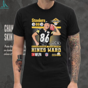 Hines Ward 86 Pittsburgh Steelers football signature shirt