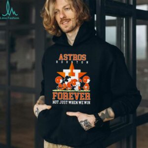 Houston Astros forever not just when we win Peanuts shirt