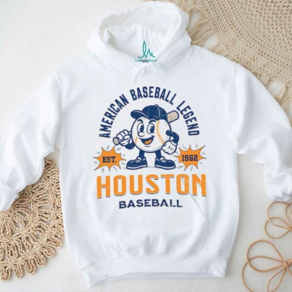 Houston Baseball Legend Tee or American Baseball Legend Est. 1962 Houston Shirt