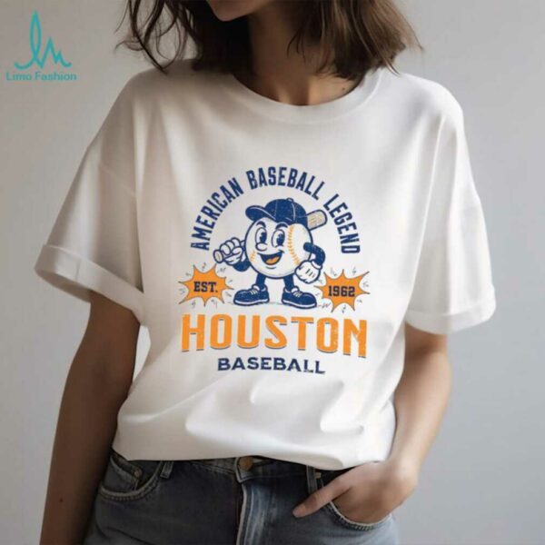 Houston Baseball Legend Tee or American Baseball Legend Est. 1962 Houston Shirt