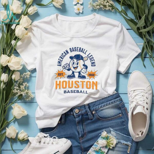 Houston Baseball Legend Tee or American Baseball Legend Est. 1962 Houston Shirt