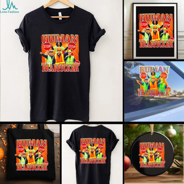 Human Trafficker stop 90s bootleg shirt