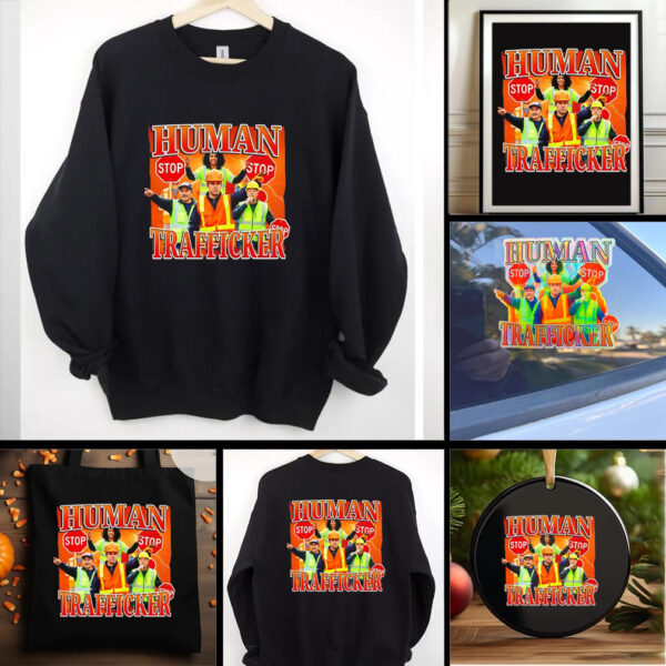 Human Trafficker stop 90s bootleg shirt