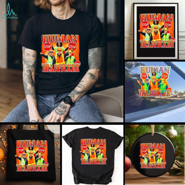 Human Trafficker stop 90s bootleg shirt