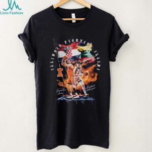 Illinois Basketball Kasparas Jakucionis Tomislav Ivisic Shirt