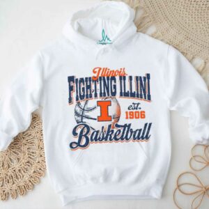 Illinois Basketball Shirt Retro