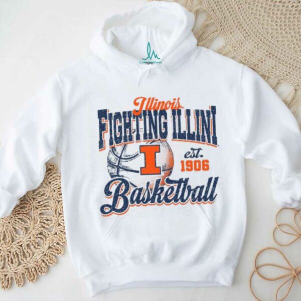 Illinois Basketball Shirt Retro