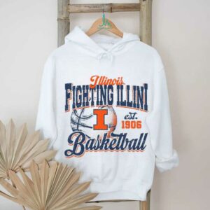 Illinois Basketball Shirt Retro