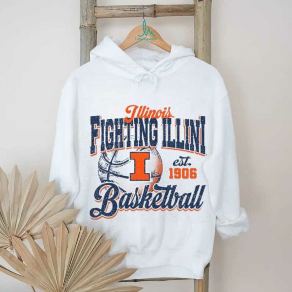 Illinois Basketball Shirt Retro