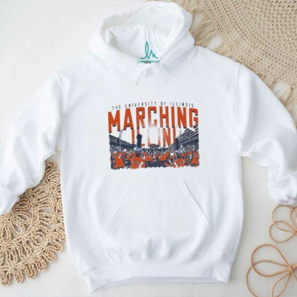 Illinois Fighting Illini The University Of Illinois Marching Illini T Shirts