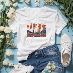 Illinois Fighting Illini The University Of Illinois Marching Illini T Shirts